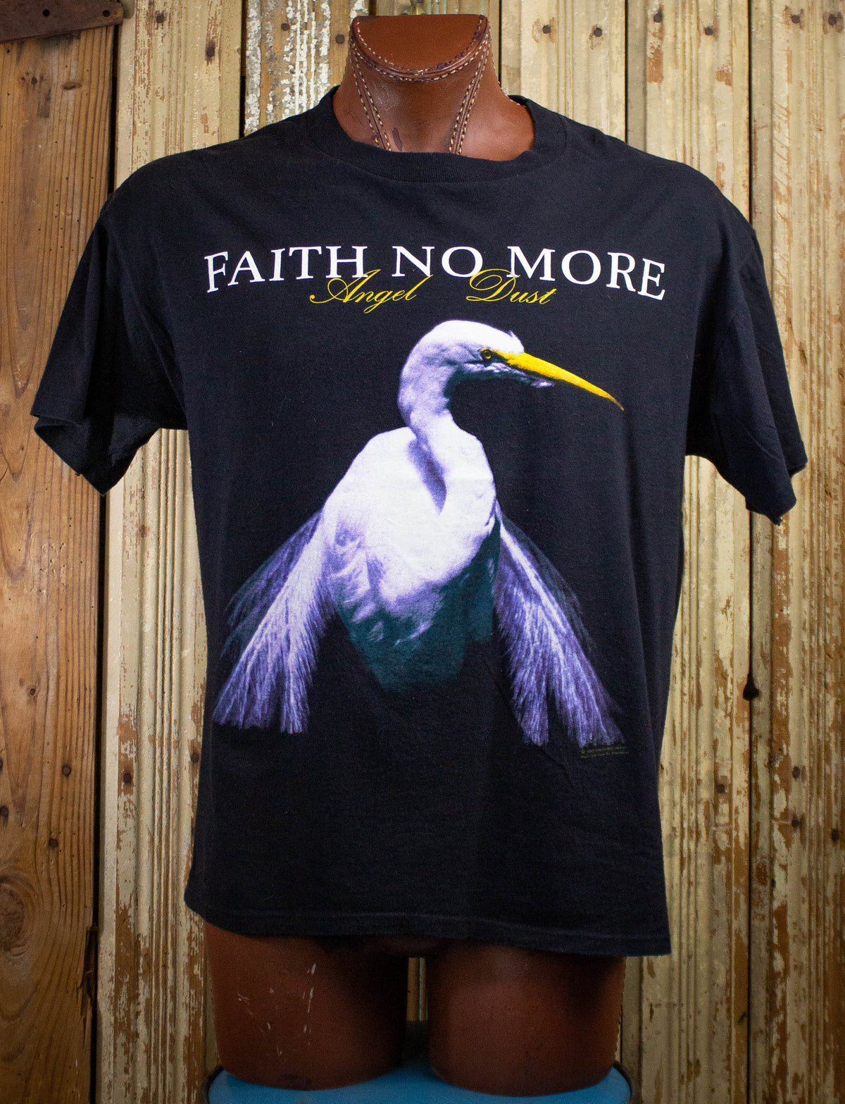 Vintage Faith No More Angel Dust Concert T Shirt 1992 Black XL 