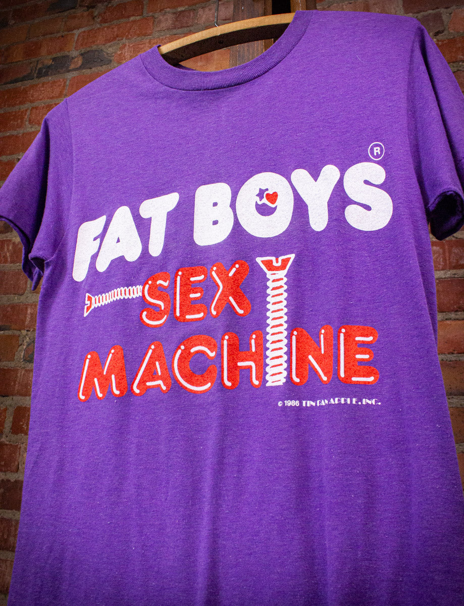Vintage Fat Boys Sex Machine Get Up-A Concert T Shirt 1986 XS