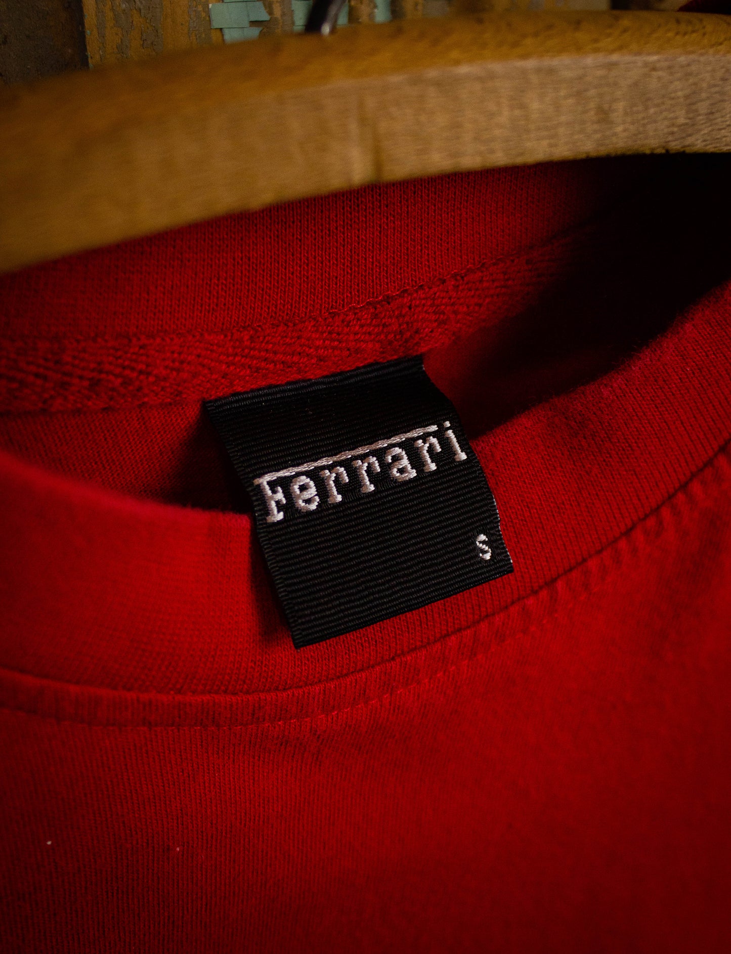 Vintage Ferrari Graphic T Shirt 2002 Red Medium