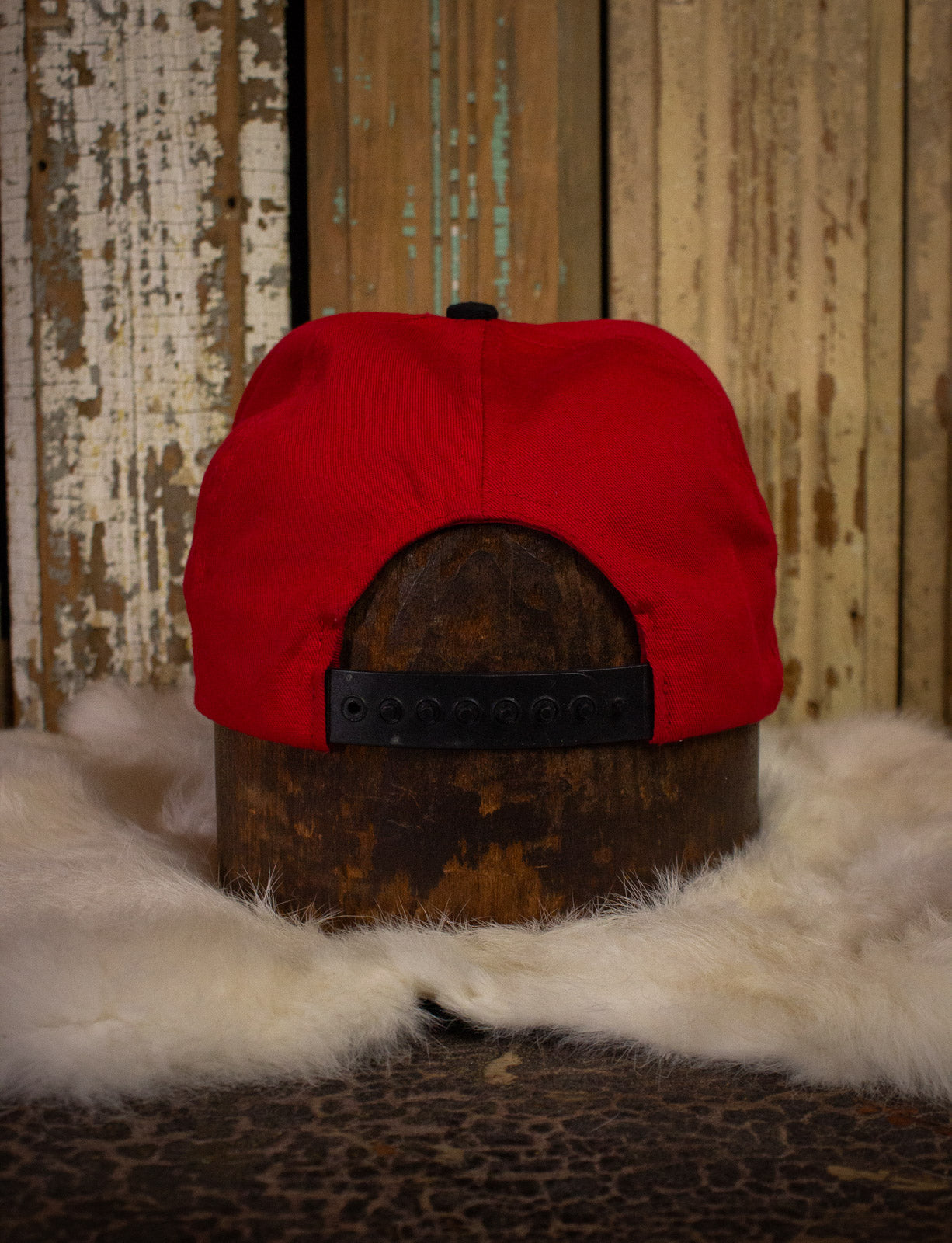 Vintage Flat Ridge Inc. Trucker Hat Red/Black