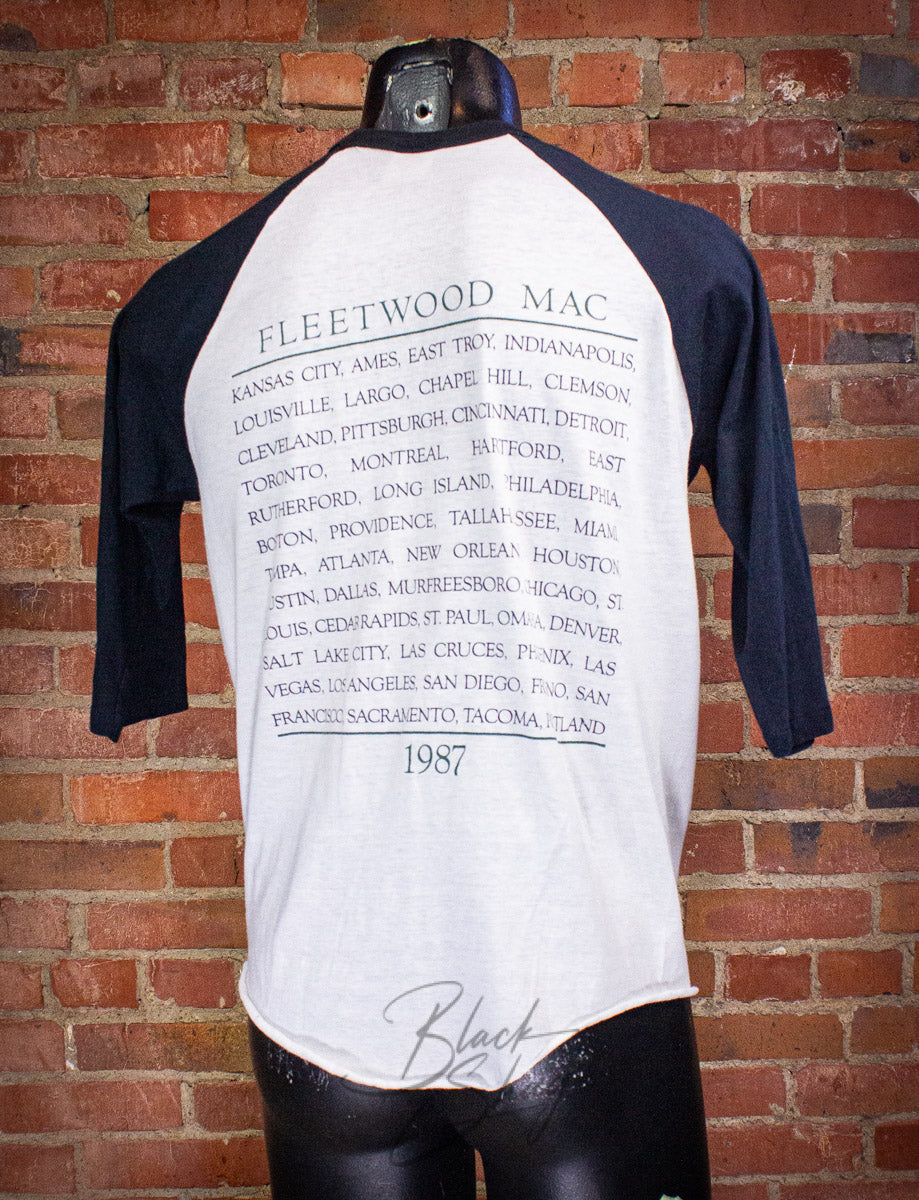 Vintage Fleetwood Mac The Mac Is Back Raglan Concert T Shirt 1987 Small