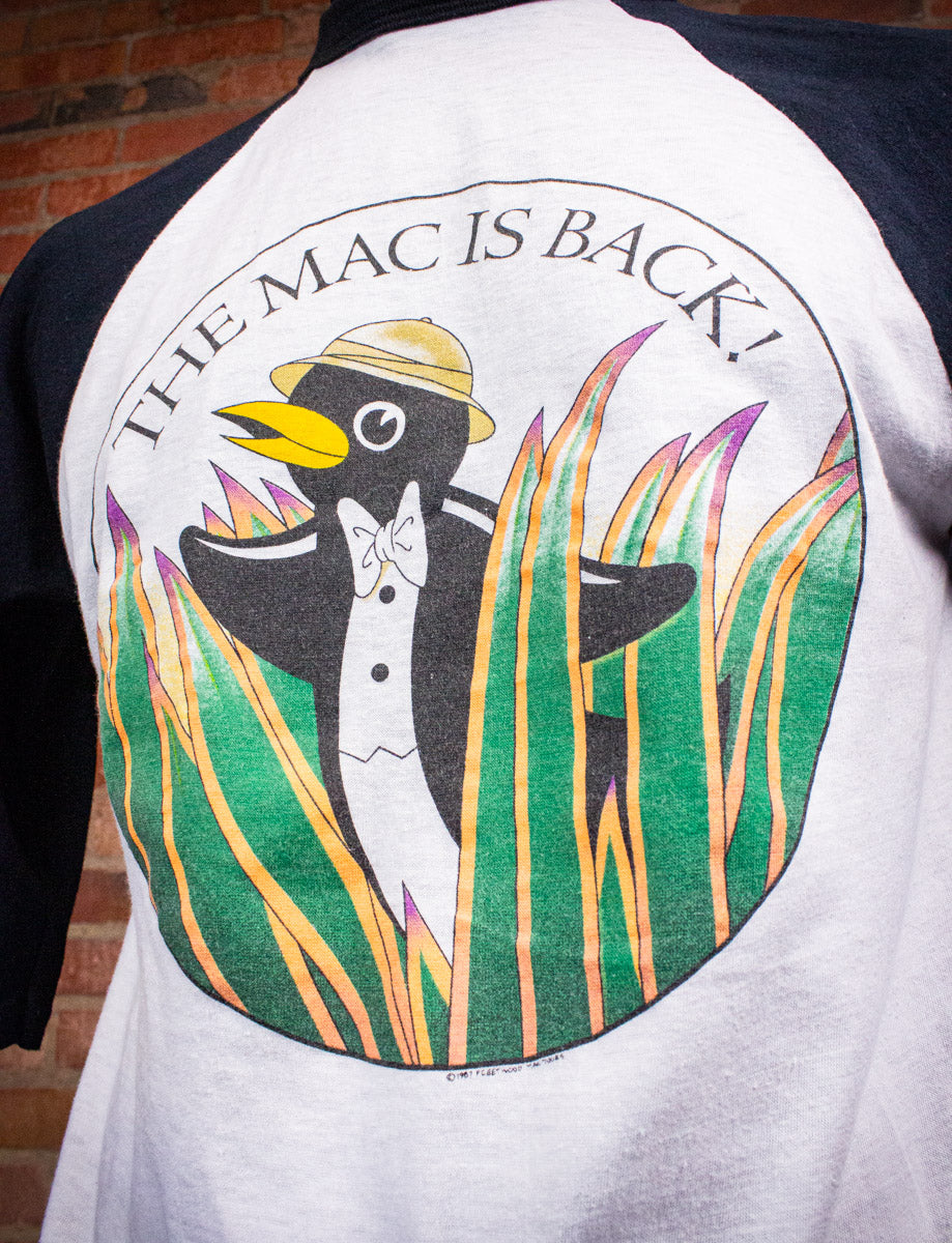 Vintage Fleetwood Mac The Mac Is Back Raglan Concert T Shirt 1987 Small