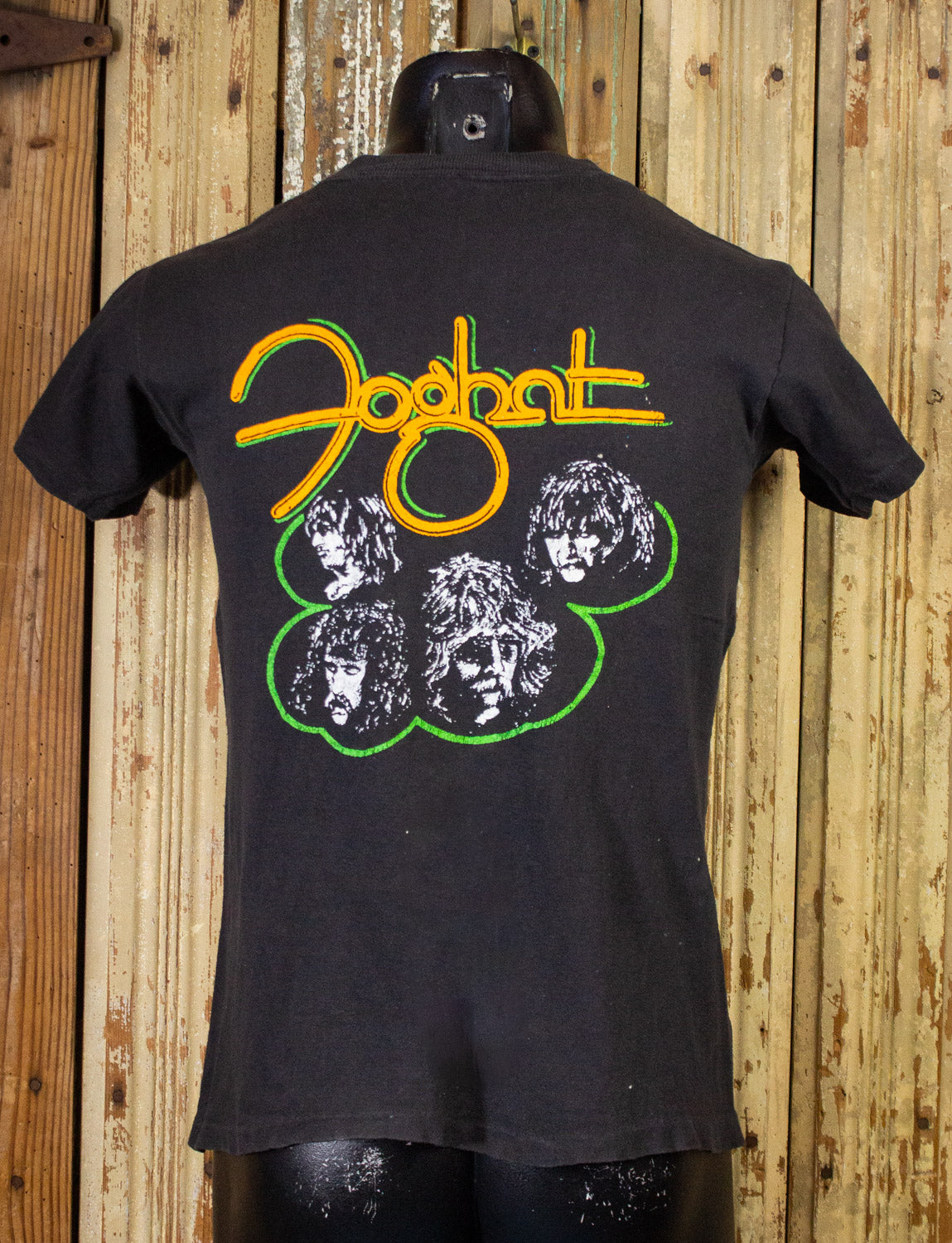 Vintage Foghat Live Parking Lot Concert T Shirt 1977 Black Small