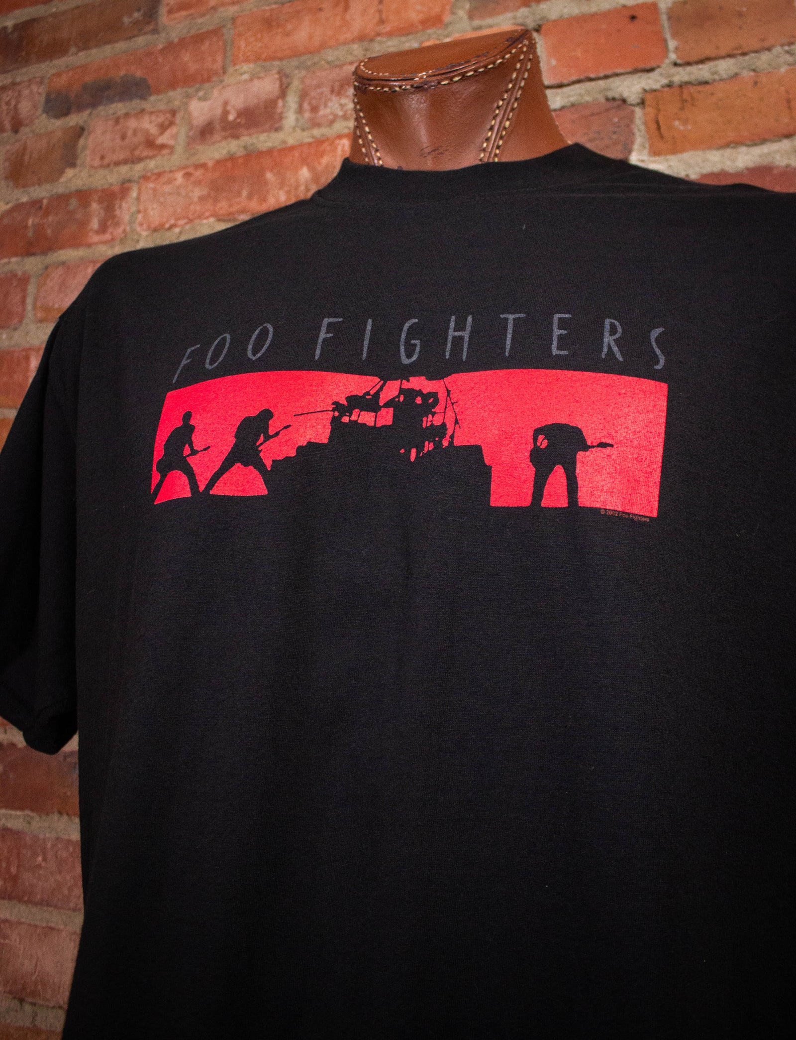 Vintage Foo Fighters One By One Concert T Shirt 2002 Black XL