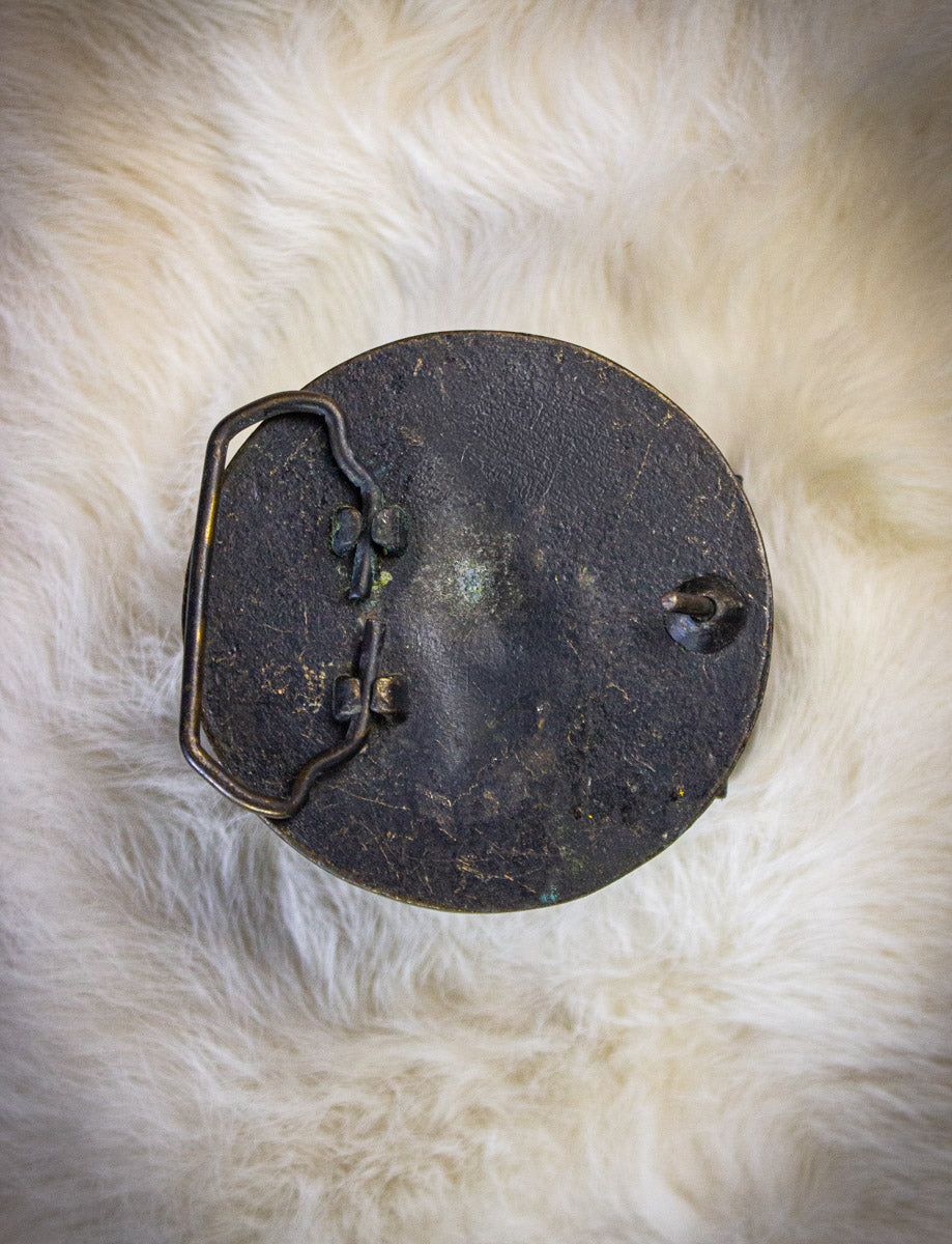 Vintage Soccer "Force" Belt Buckle 