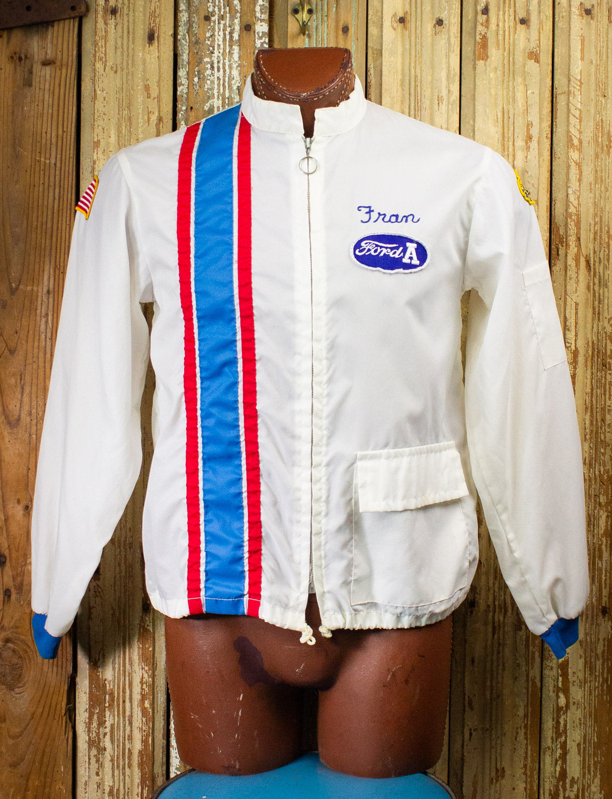 Vintage Ford Nylon Racing Jacket 70s Medium – Black Shag Vintage