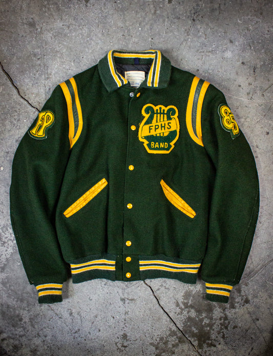 Vintage Forest Park High School Band Varsity Jacket 1985 L/XL