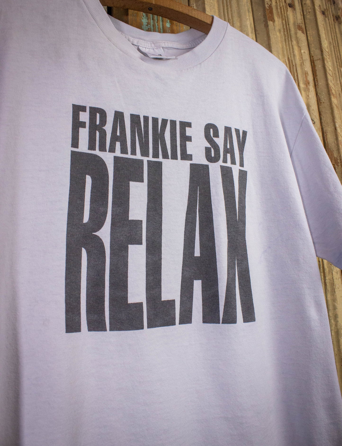 Vintage Frankie Says Relax Promo T Shirt 90s White Large