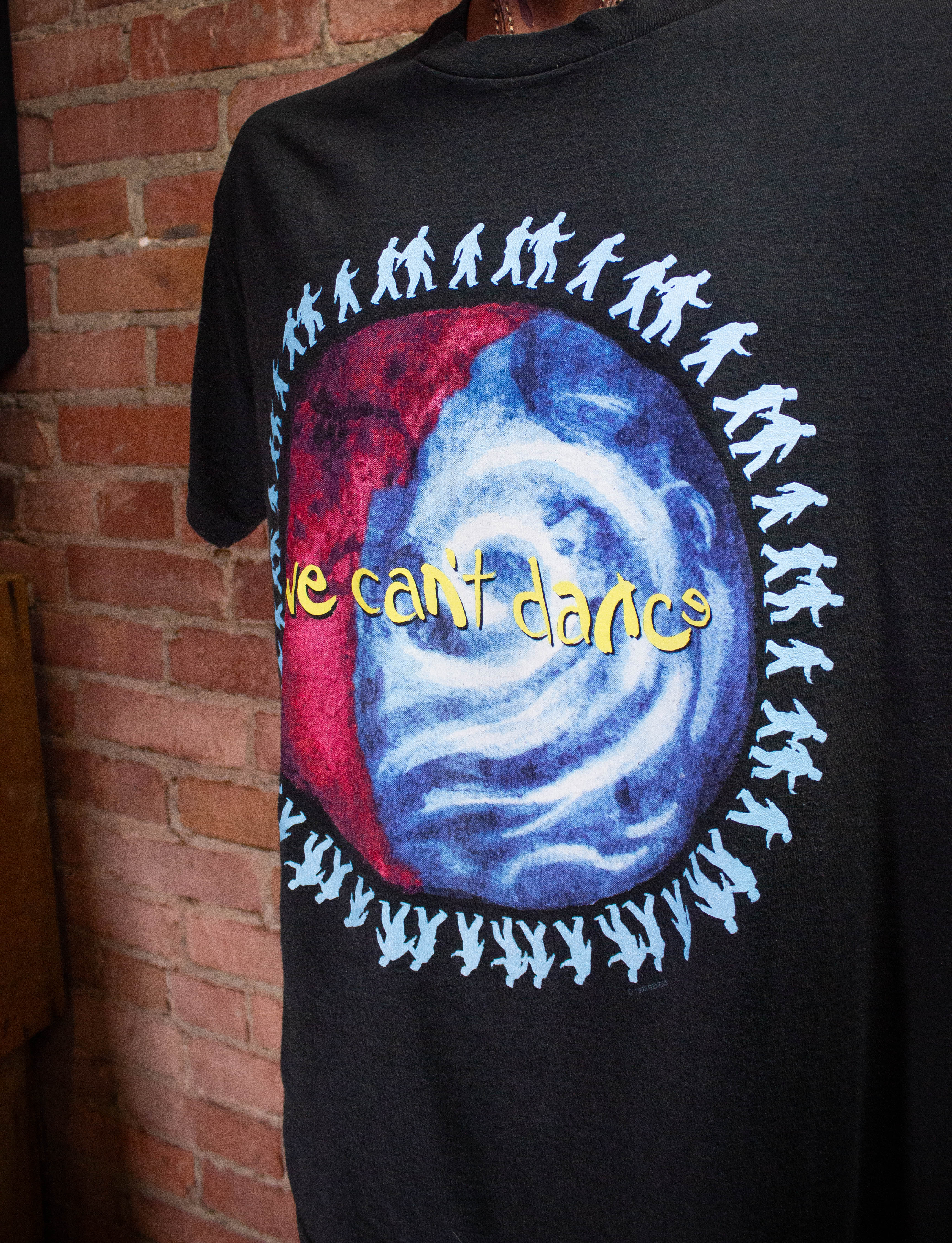 Vintage Genesis We Cant Dance Tour Concert T-Shirt 1992 L – Black