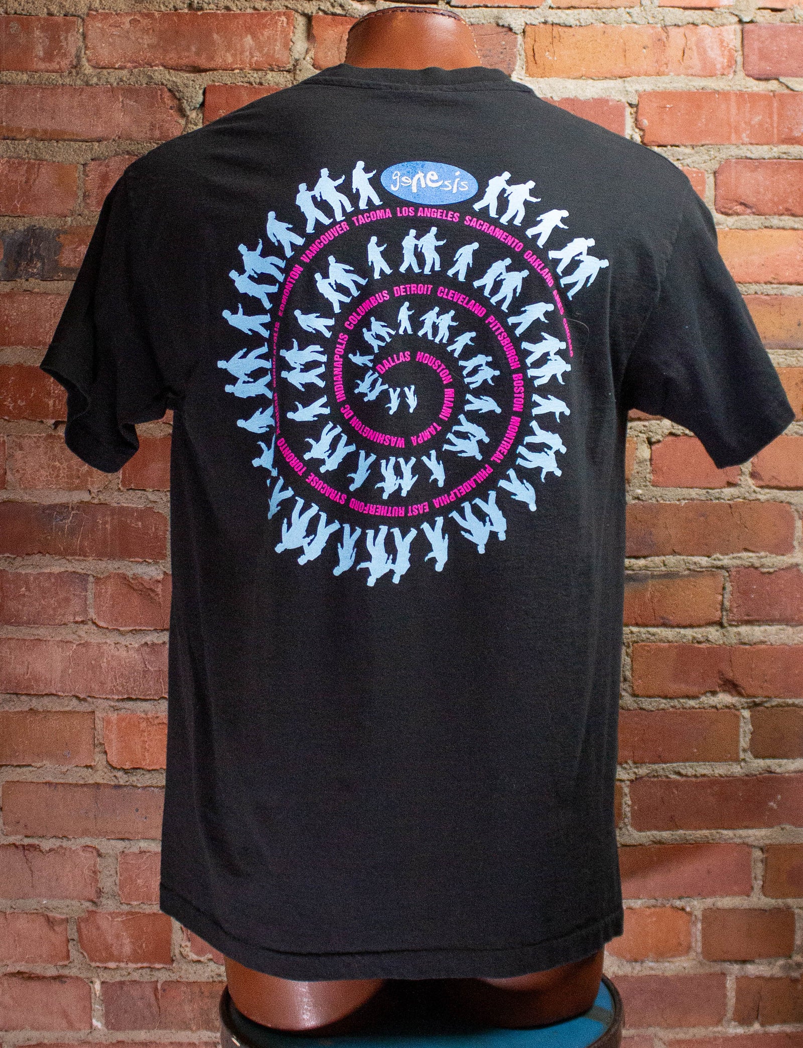 Vintage Genesis We Cant Dance Tour Concert T-Shirt 1992 L