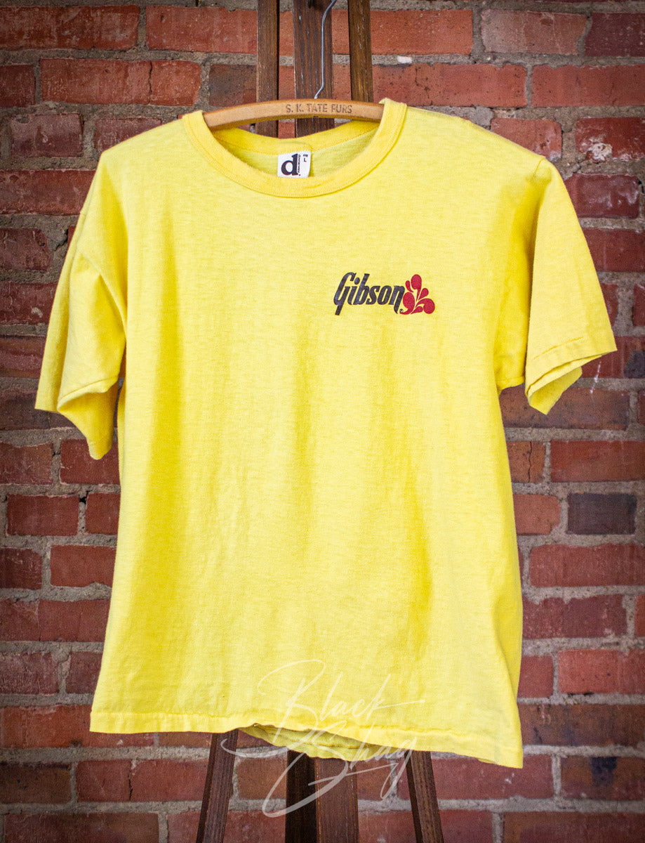 Vintage Gibson Guitars Graphic T Shirt 80s Small
