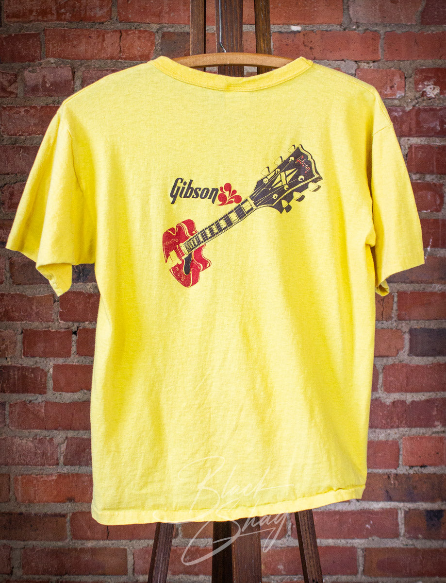 Vintage Gibson Guitars Graphic T Shirt 80s Small