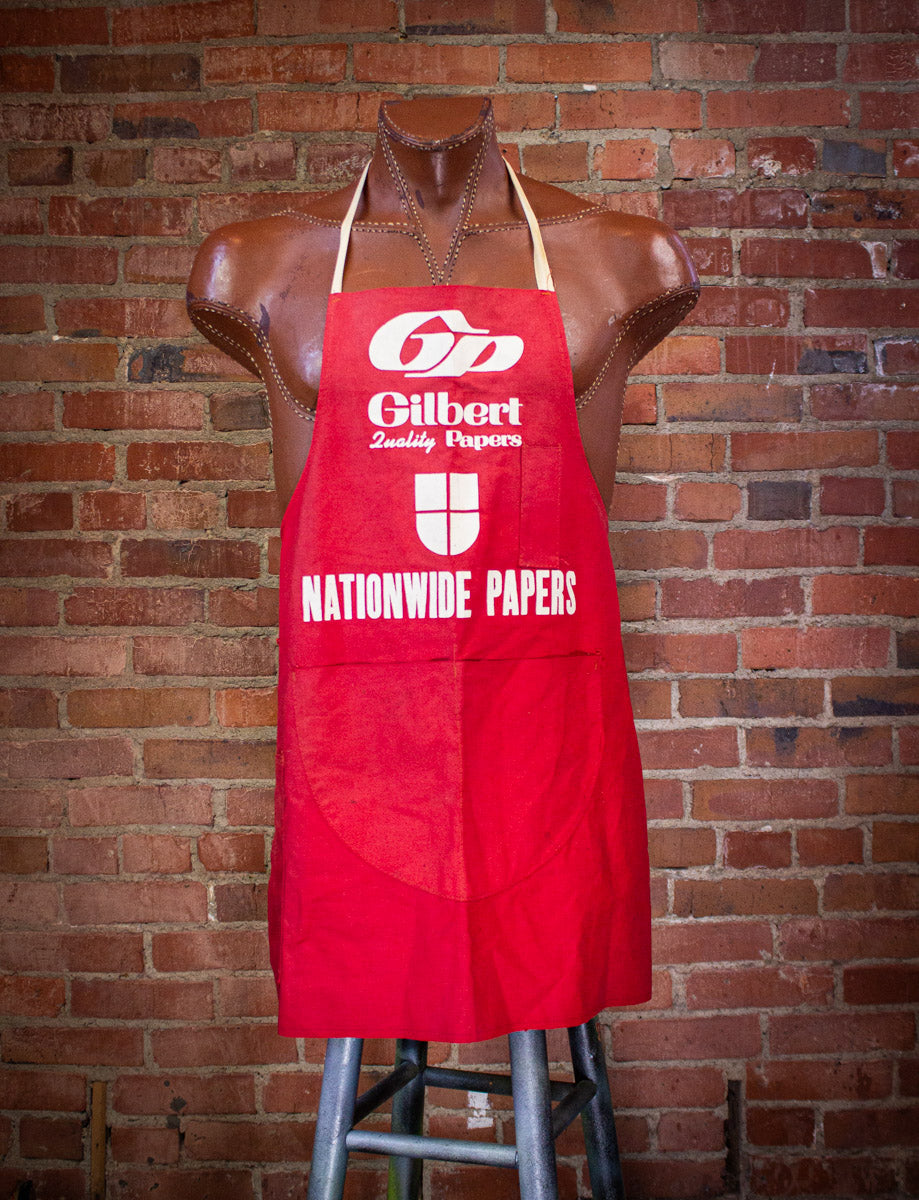 Vintage Gilbert Papers Red Apron