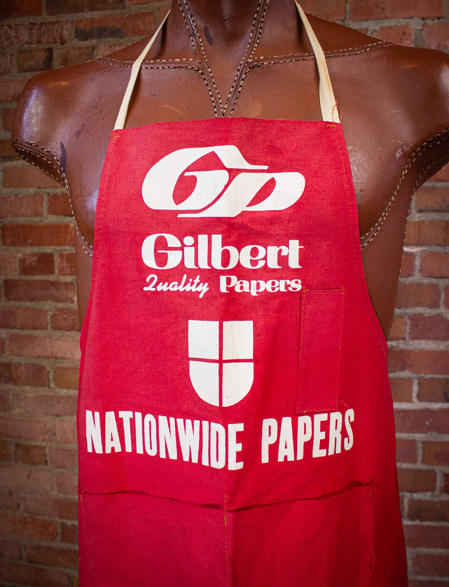 Vintage Gilbert Papers Red Apron