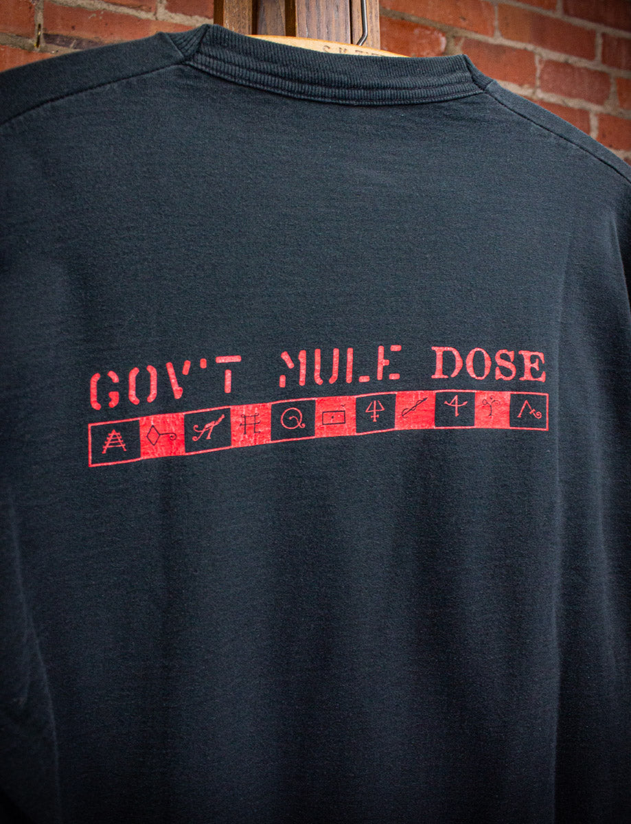 Vintage Gov't Mule Dose Long Sleeve Concert T Shirt 1998 XL