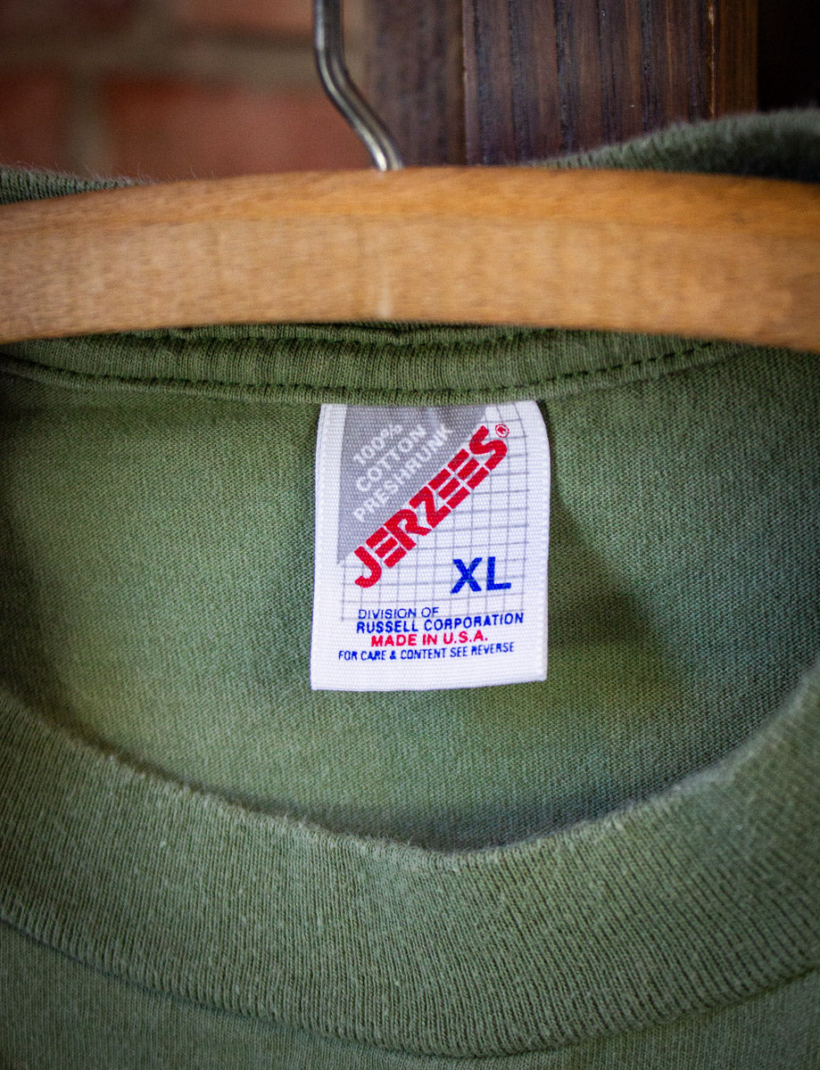 Vintage Gov't Mule McGathy 10th Annual Party Concert T Shirt 1995 Olive Green XL