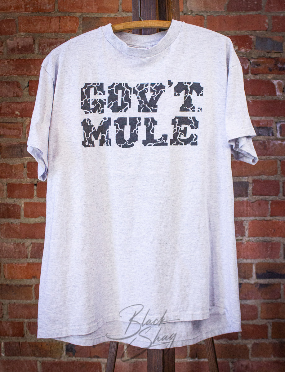 Vintage Gov't Mule Music for Your Ass Concert T Shirt 90s Light Gray XL