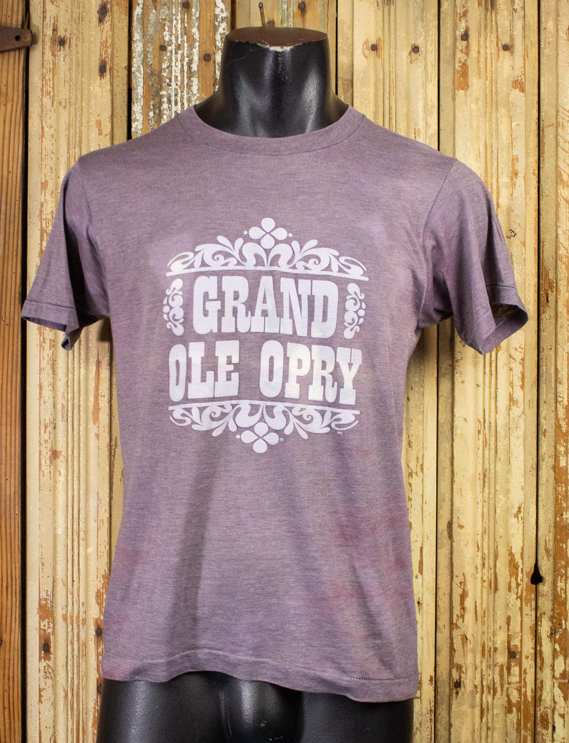 Vintage Grand Ole Opry Graphic T Shirt 80s Gray Medium