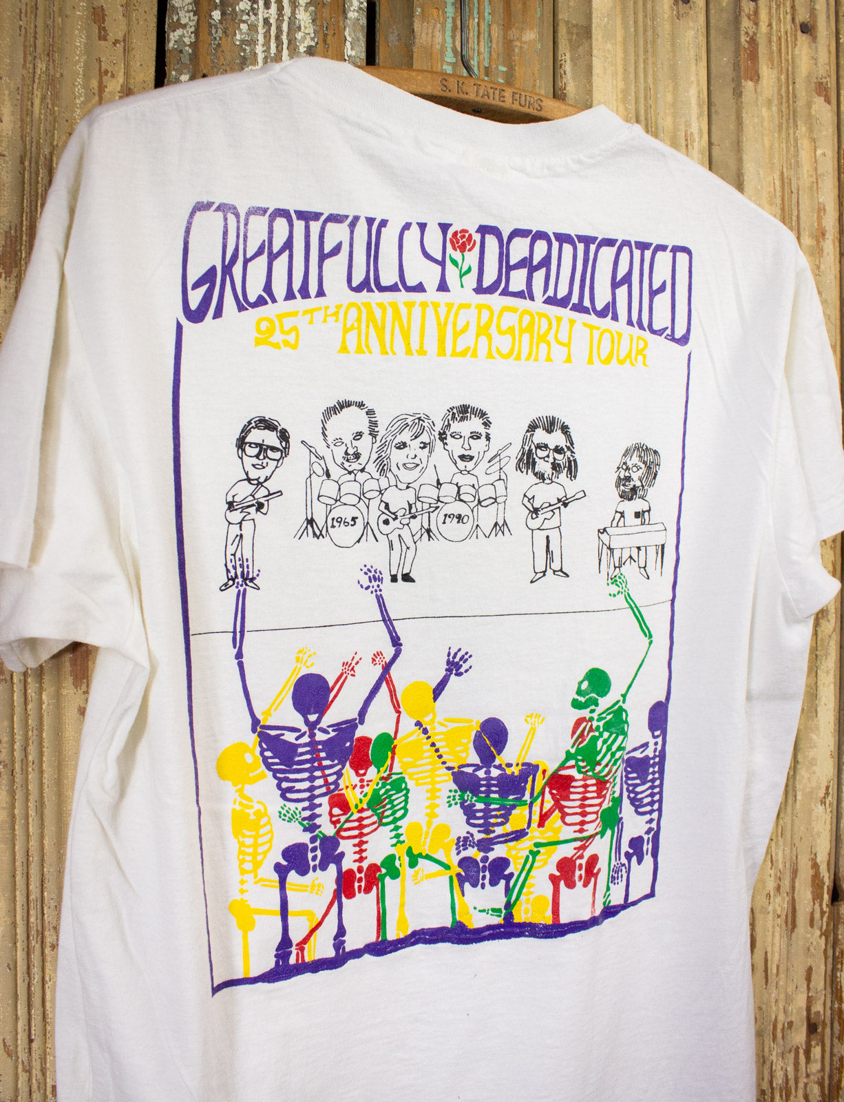 Vintage Grateful Dead 25th Anniversary Concert T Shirt 1990 Large