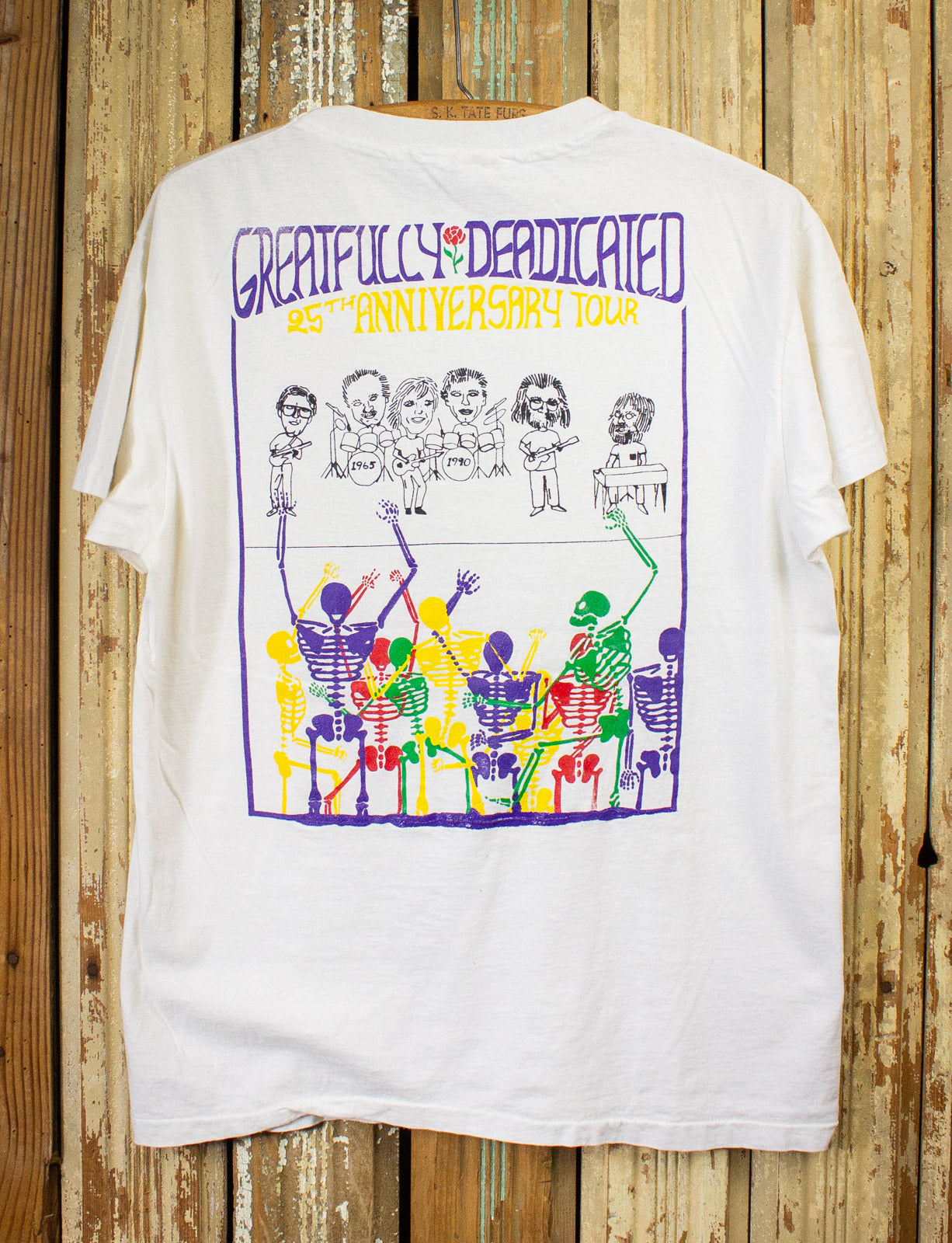 Vintage Grateful Dead 25th Anniversary Concert T Shirt 1990 Large