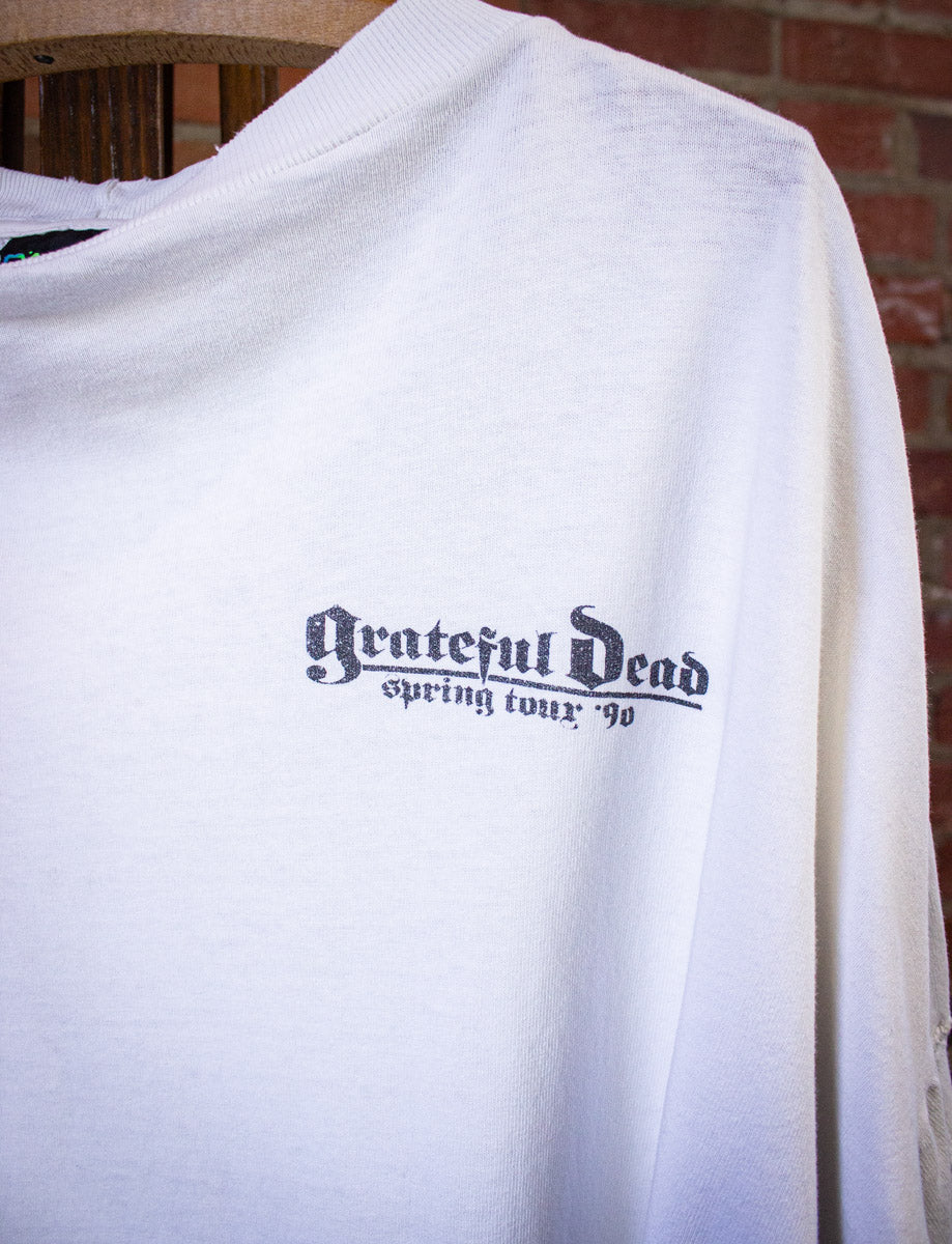 Vintage Grateful Dead Atlanta Omni Concert T Shirt 1990 White