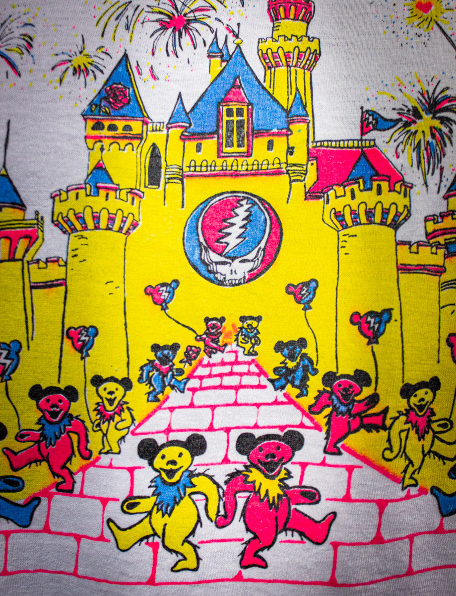 Vintage Grateful Dead Deadheadland Concert T Shirt 90s White Large