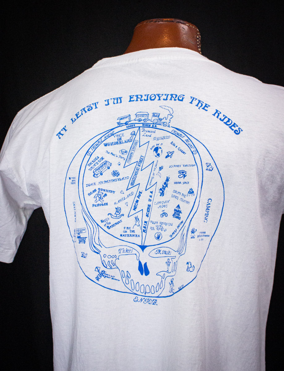 Vintage Grateful Dead Deadheadland Concert T Shirt 90s White Large