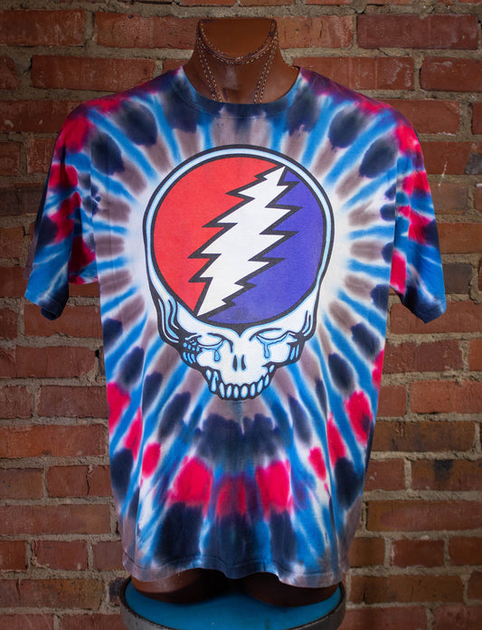 Vintage Grateful Dead Fare Thee Well Tye Dye Concert T-Shirt 1995 XL