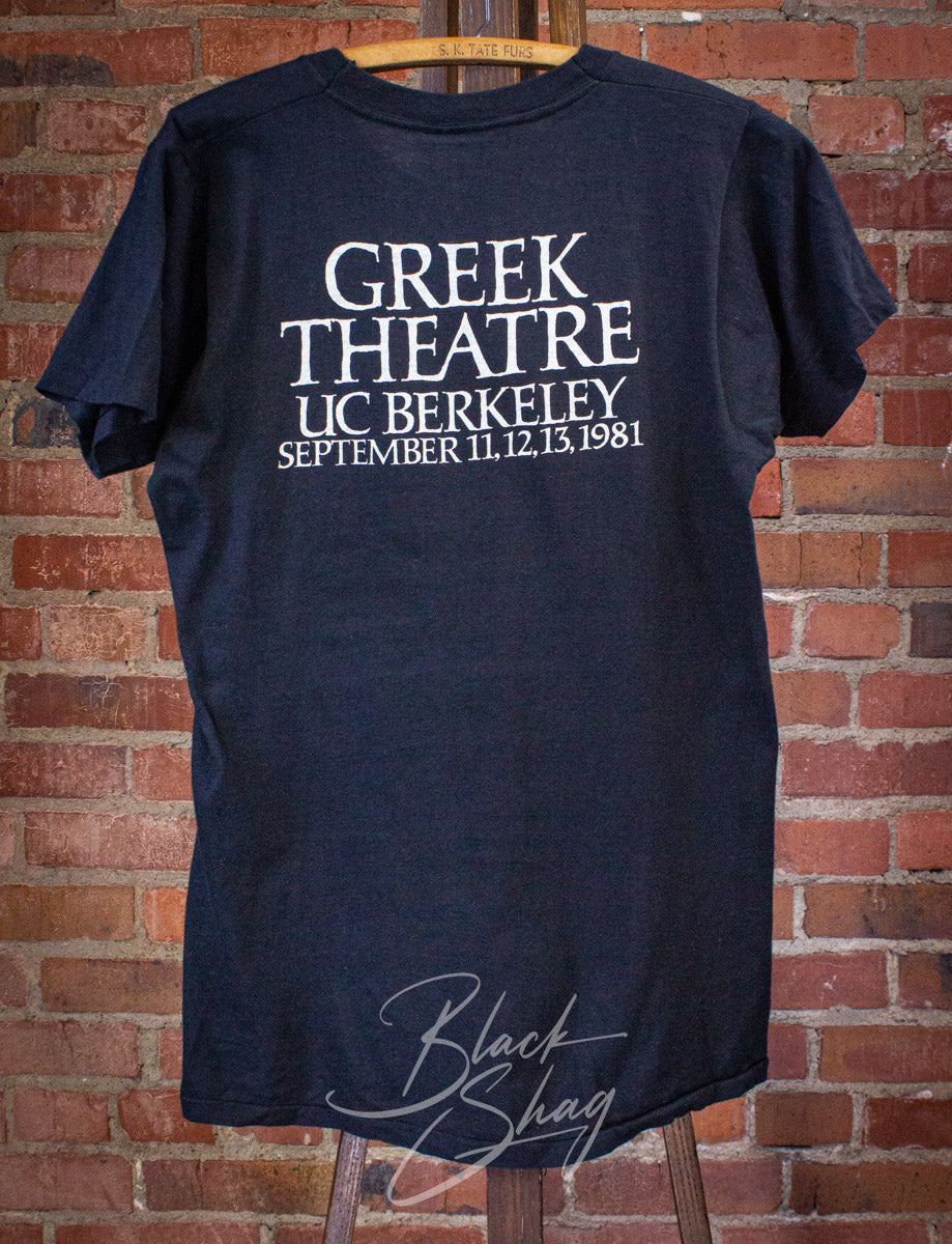 Vintage Grateful Dead Greek Theatre Concert T Shirt 1981 Small