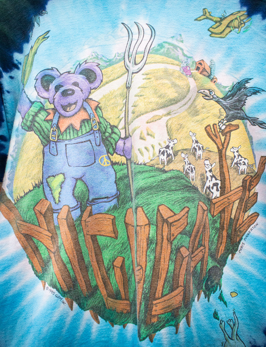 Vintage Grateful Dead Highgate Tie Dye Concert T Shirt 1995 Large