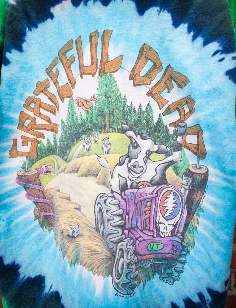 Vintage Grateful Dead Highgate Tie Dye Concert T Shirt 1995 Large