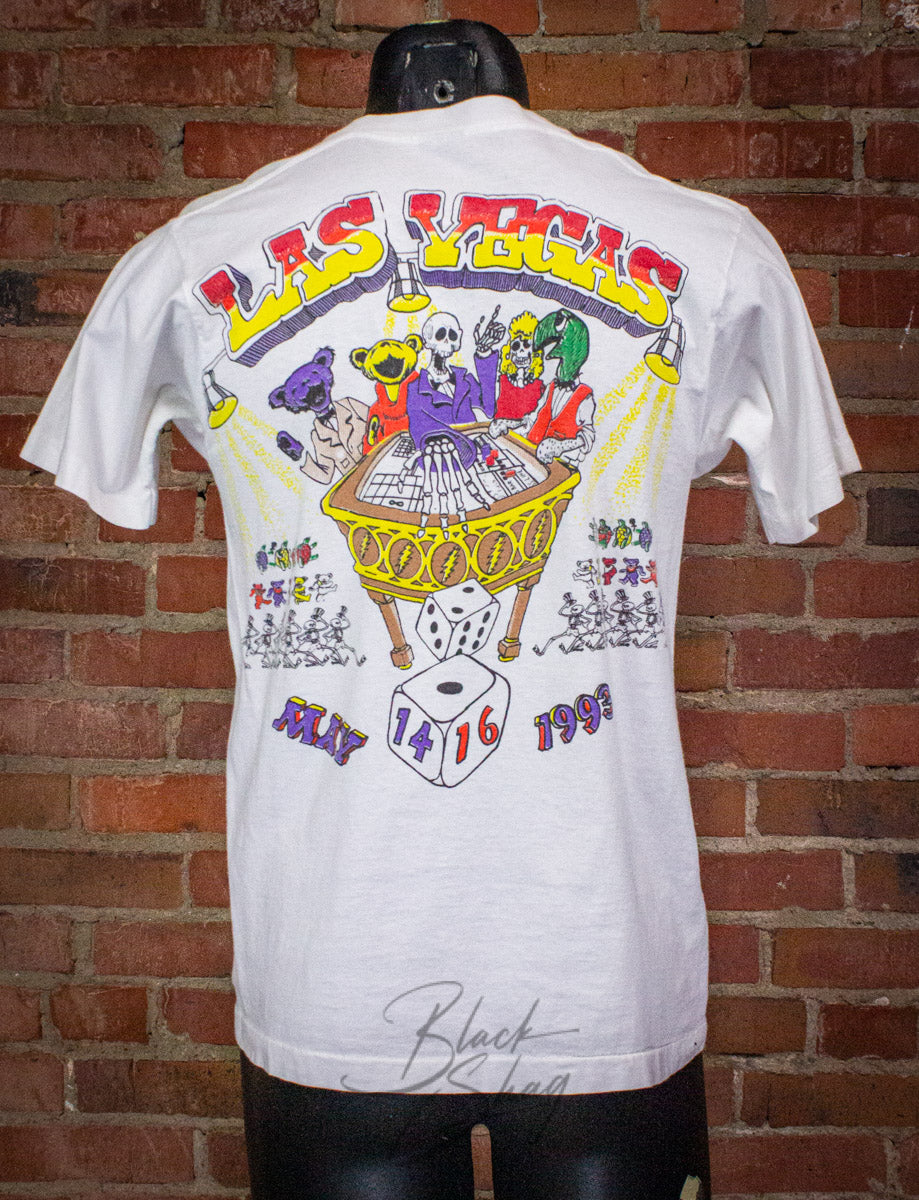 Vintage Grateful Dead Las Vegas Concert T Shirt 1993 White Small