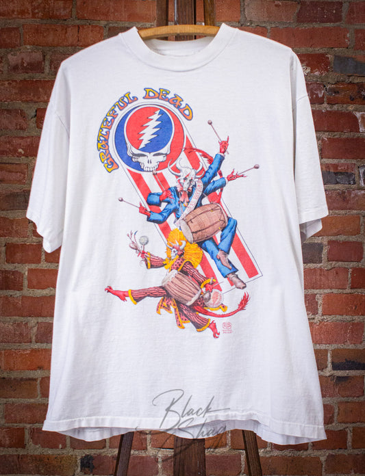Vintage Grateful Dead Rhythm Devils Spring Tour Concert T Shirt 1995 2XL