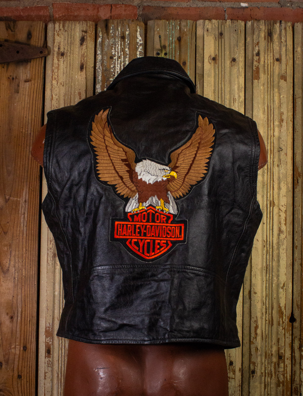 Vintage Grateful Dead 1989 Summer Tour Crew Only Leather Vest 