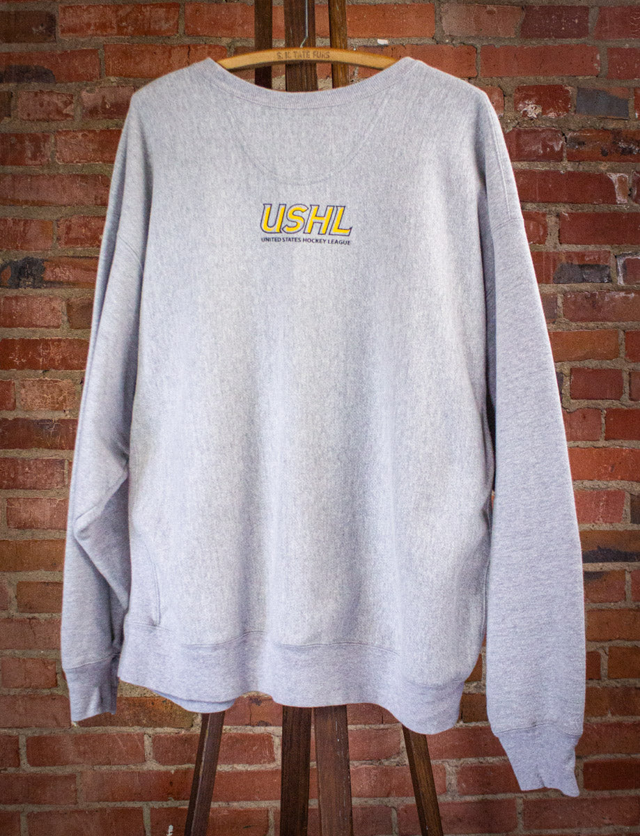 Vintage Green Bay Gamblers Crewneck Sweatshirt Gray 2XL