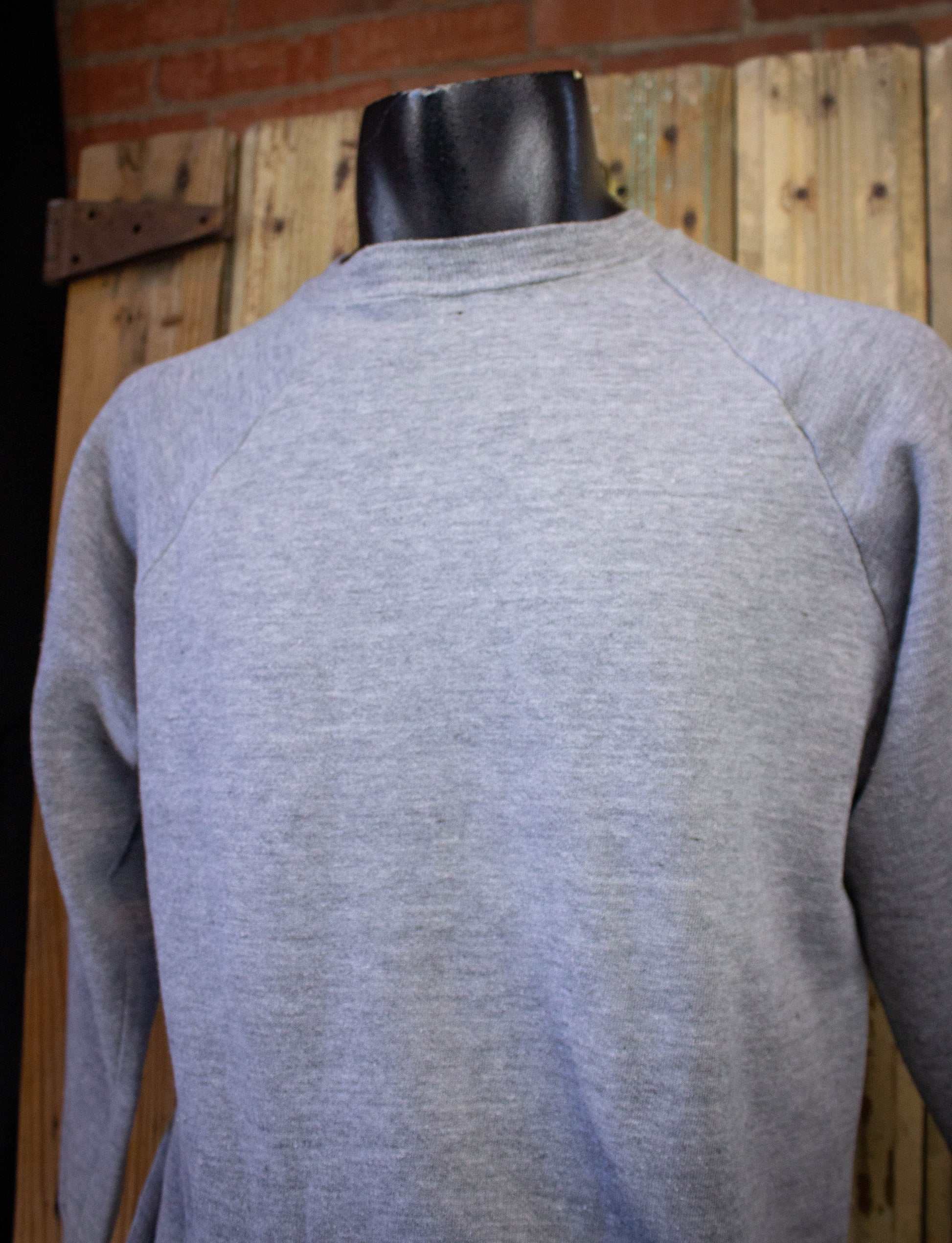 Vintage Grey Blank Crewneck Sweatshirt L