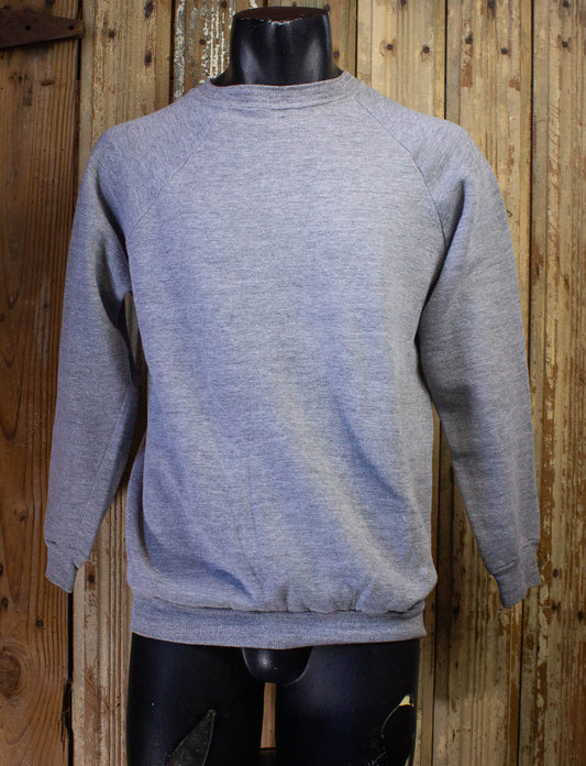 Vintage Grey Blank Crewneck Sweatshirt L