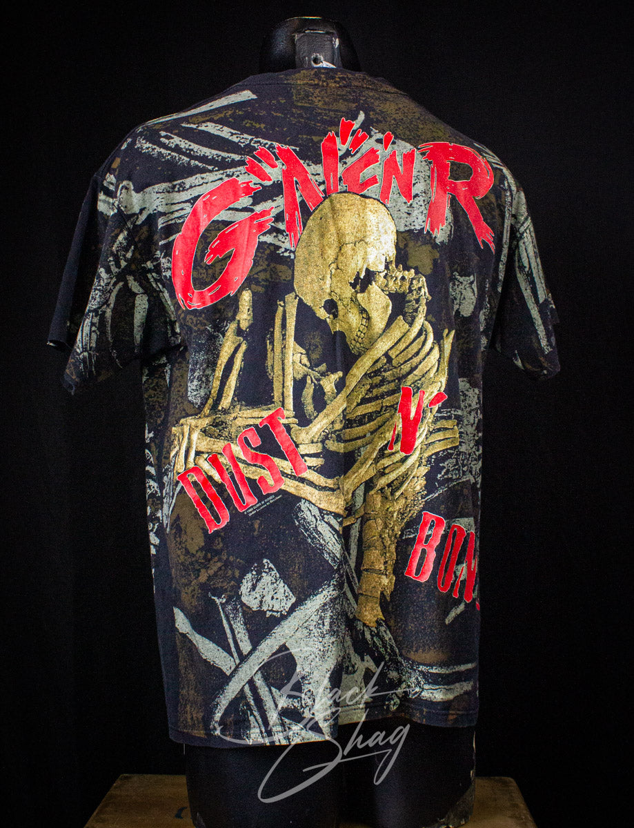 Vintage Guns N Roses Dust N Bones AOP Concert T Shirt 1992