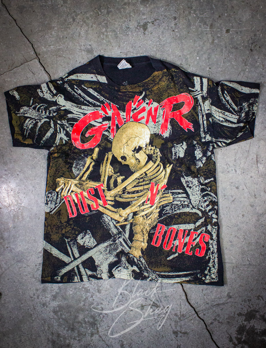 Vintage Guns N Roses Dust N Bones AOP Concert T Shirt 1992