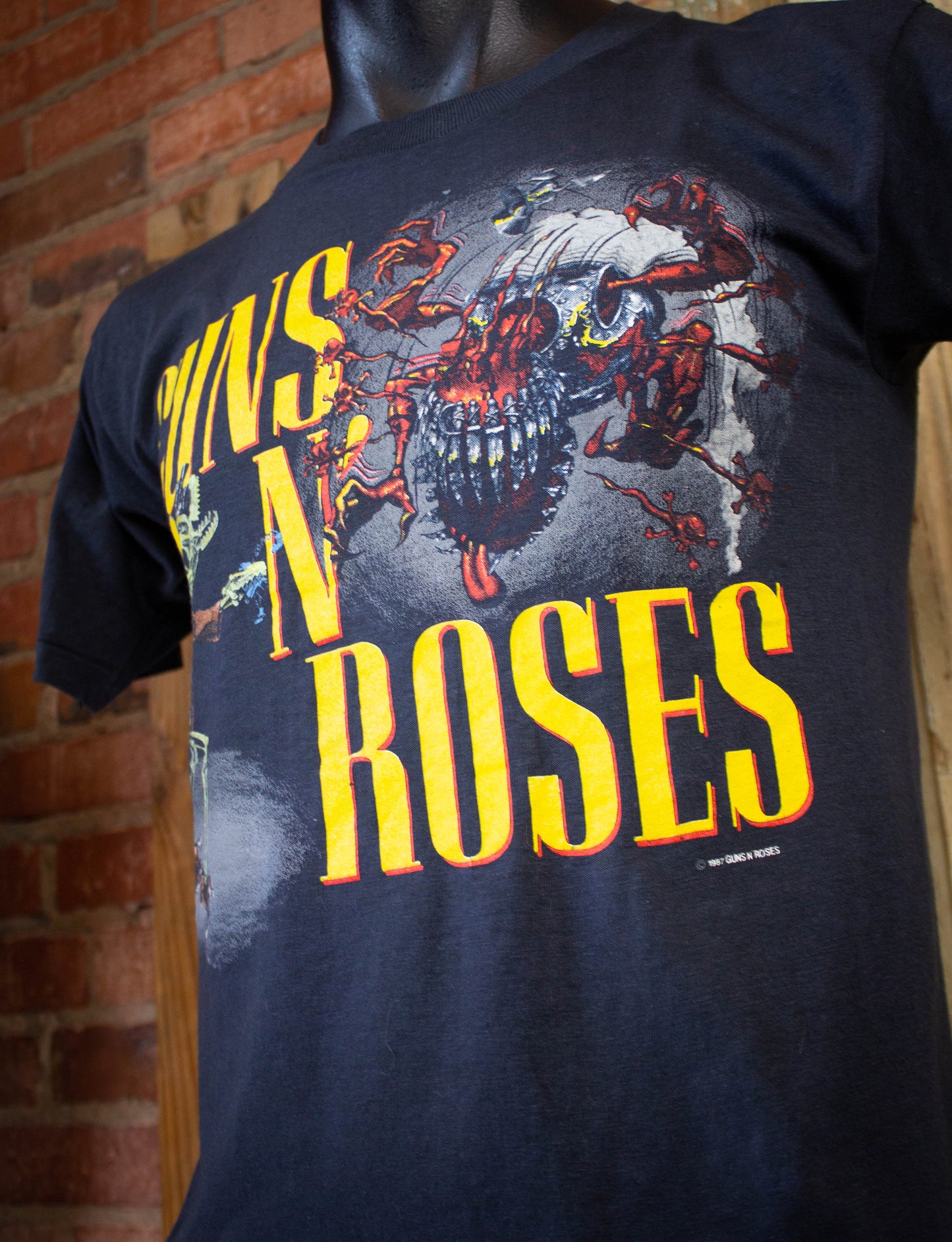 Vintage Guns N' Roses Appetite For Destruction Concert T-Shirt 1987 SVintage Guns N' Roses Appetite For Destruction Concert T-Shirt 1987 S