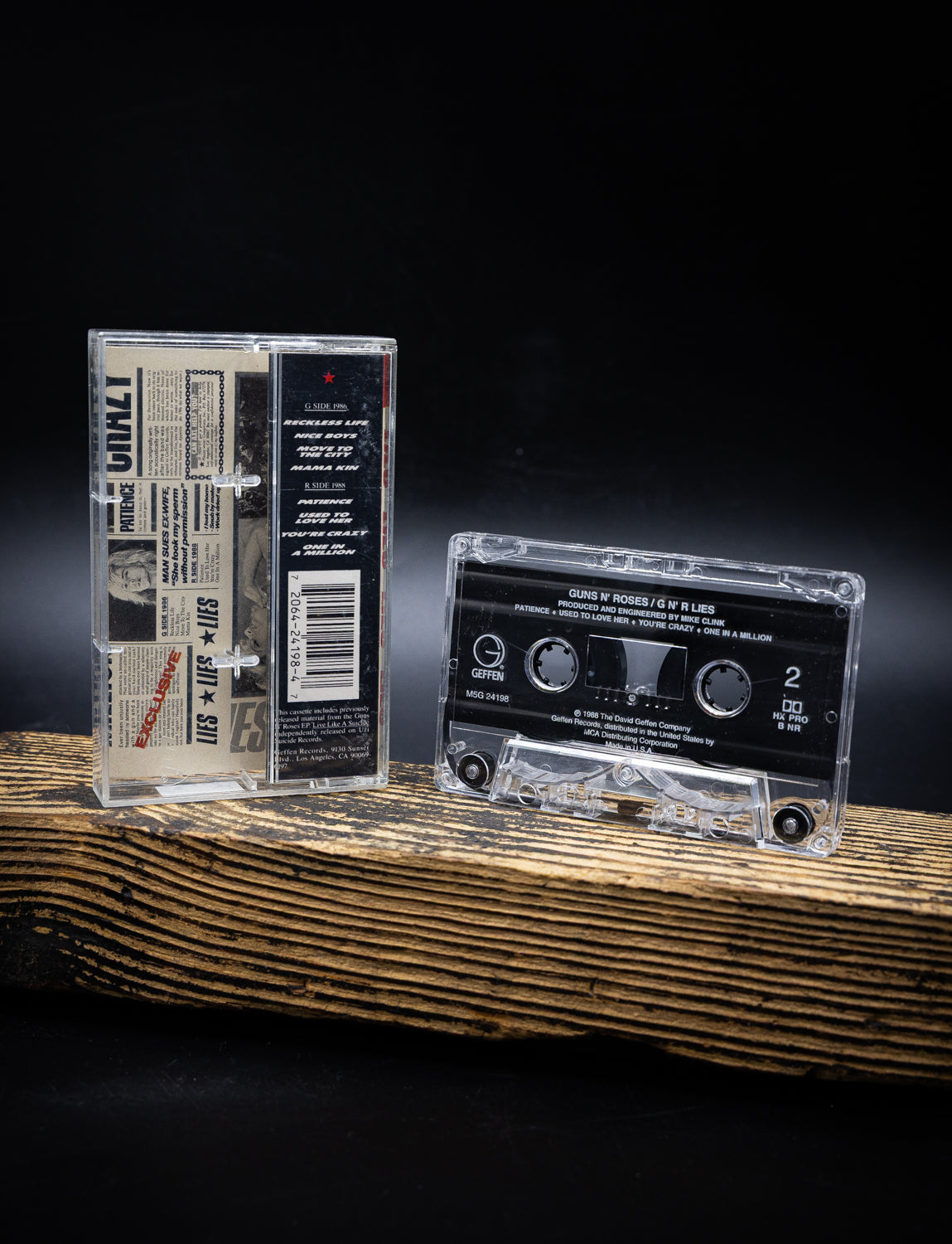 Vintage Guns N Roses Lies Cassette 1988