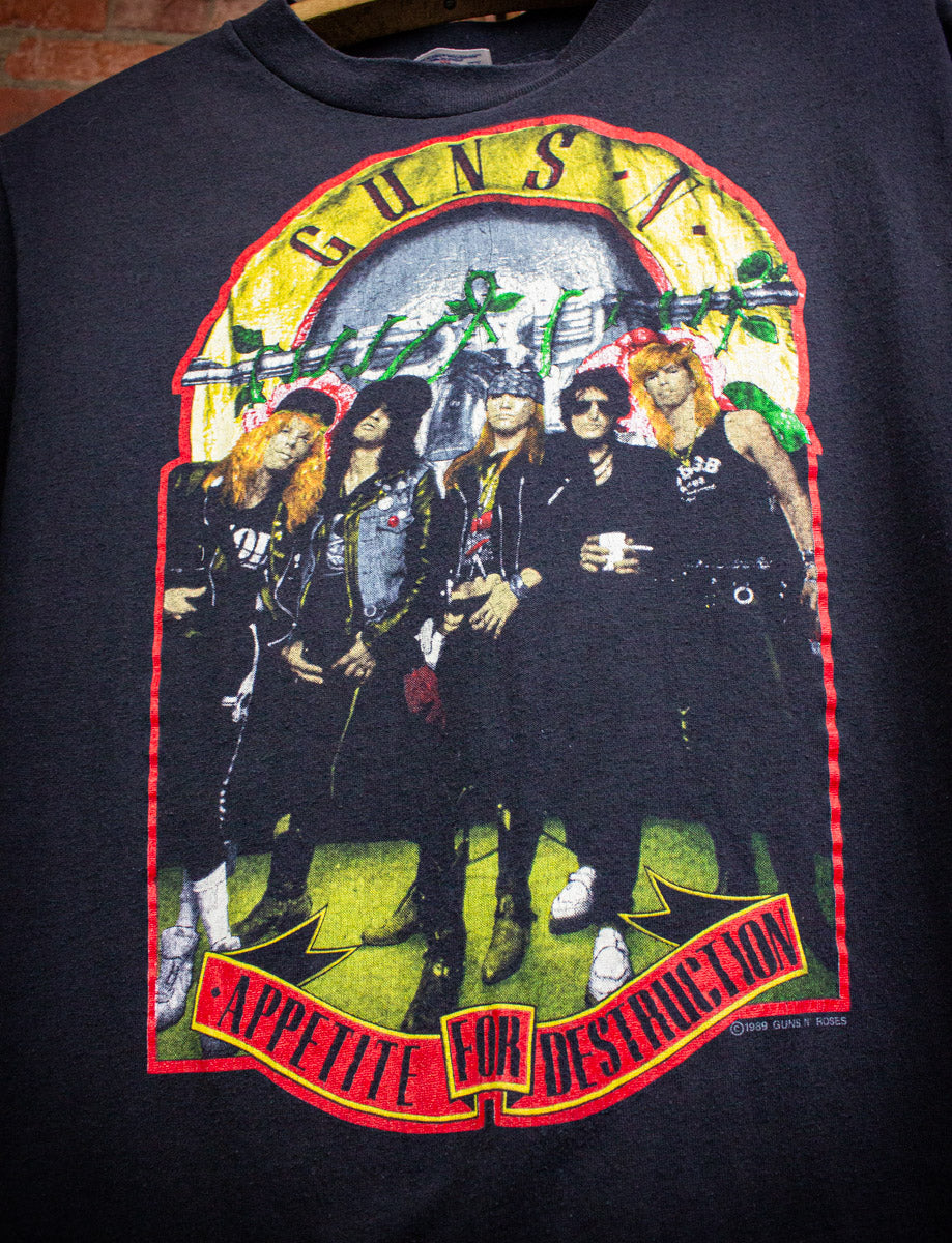 Vintage Guns N Roses Welcome to the Jungle Concert T Shirt 1989 Medium