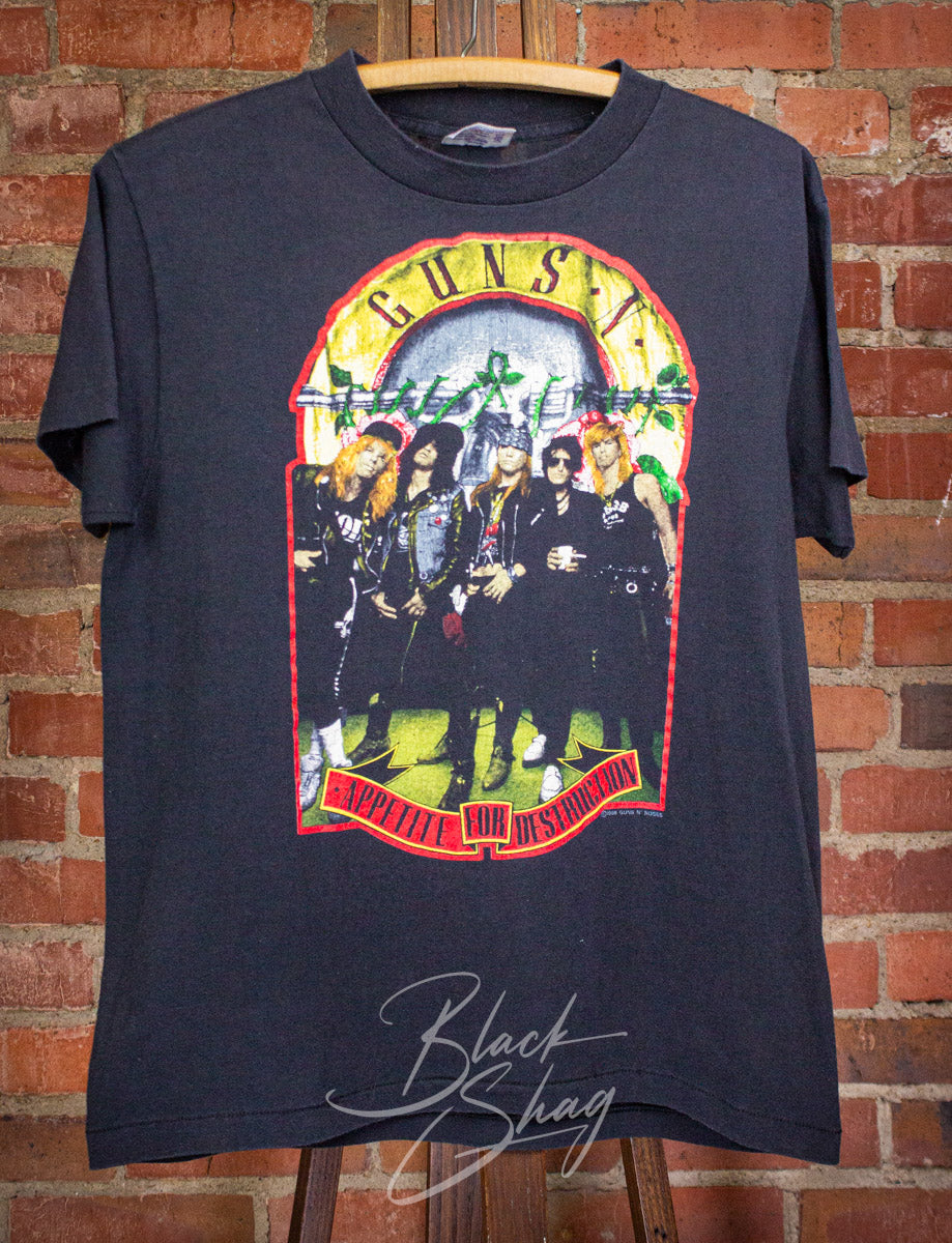 Vintage Guns N Roses Welcome to the Jungle Concert T Shirt 1989 Medium