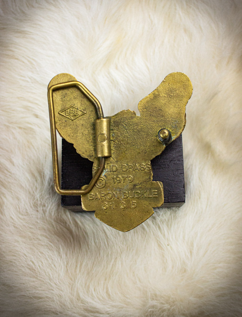 Vintage Harley Davidson Eagle Logo Belt Buckle 1979