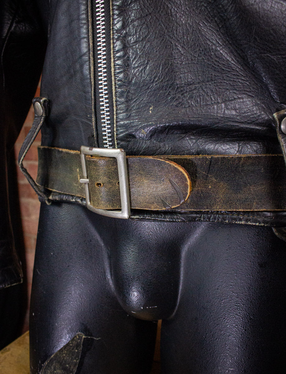 Vintage Harley Davidson AMF Leather Biker Jacket 70s Medium/Large