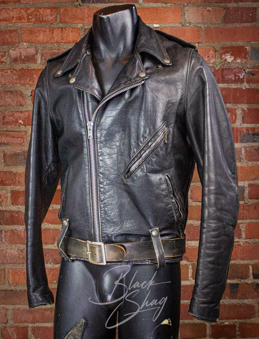 Vintage Harley Davidson AMF Leather Biker Jacket 70s Medium/Large