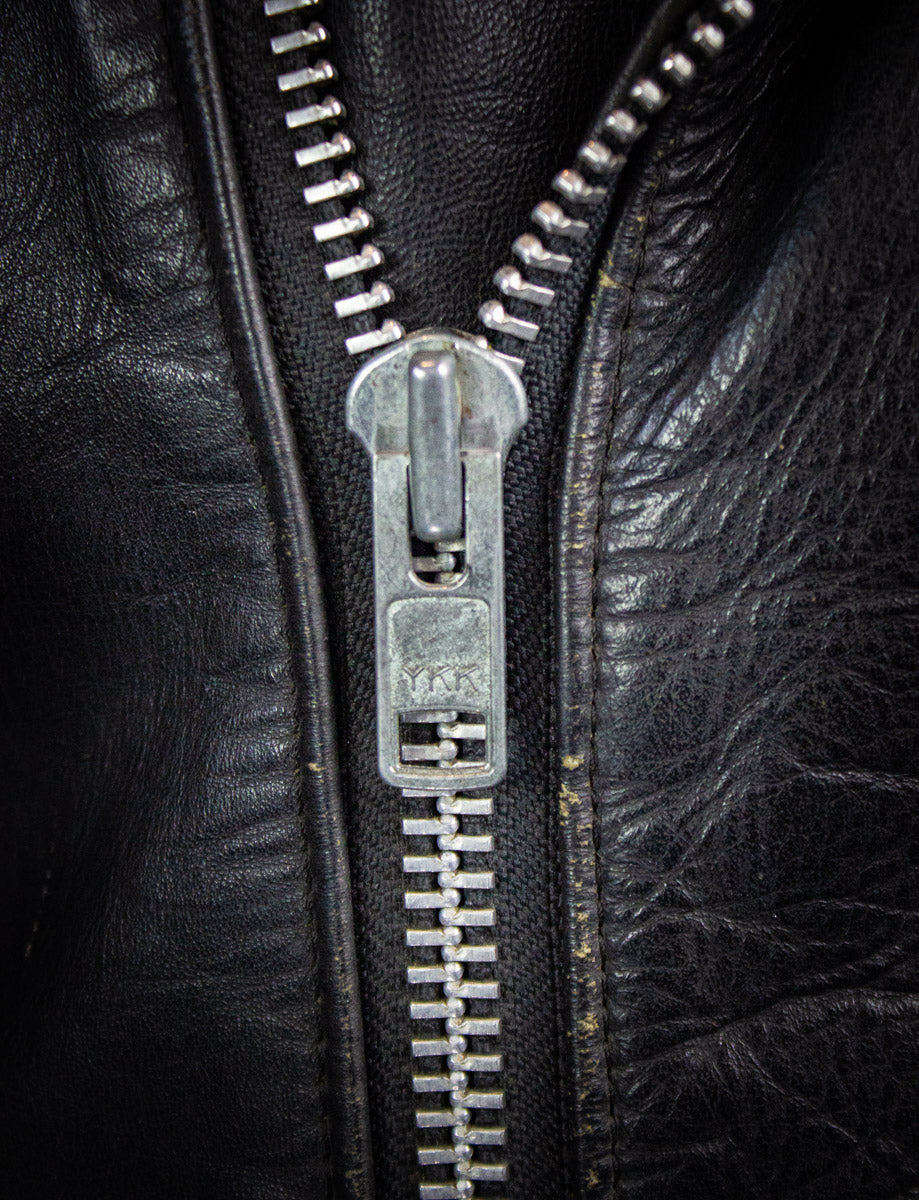 Vintage Harley Davidson AMF Leather Biker Jacket 70s Medium/Large