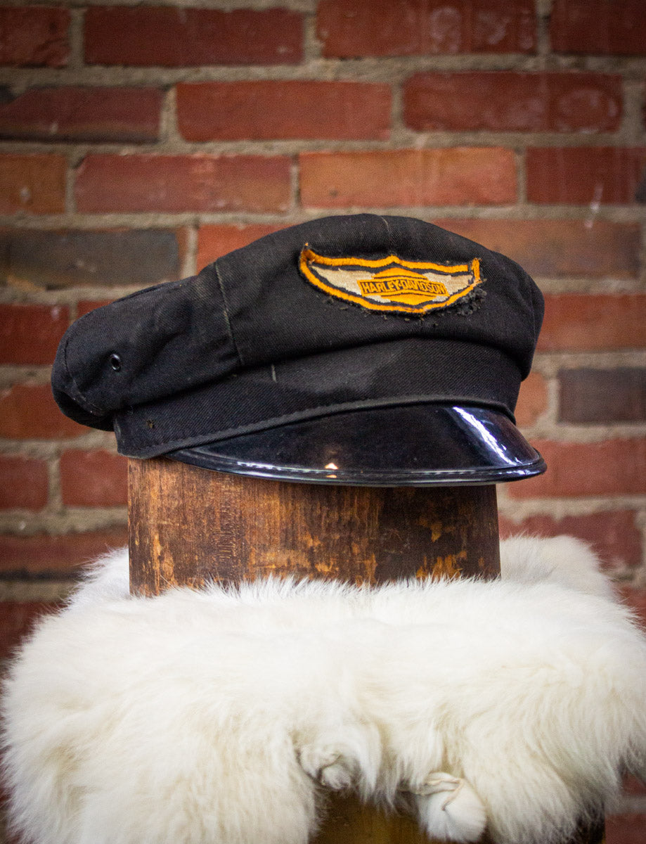 Vintage Harley Davidson Biker Hat 50s Size 7