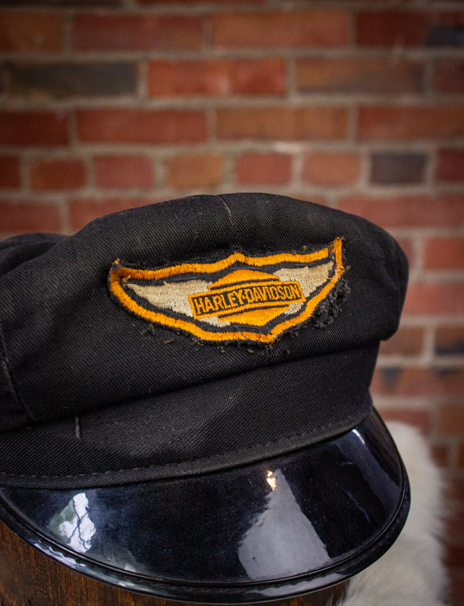 Vintage Harley Davidson Biker Hat 50s Size 7