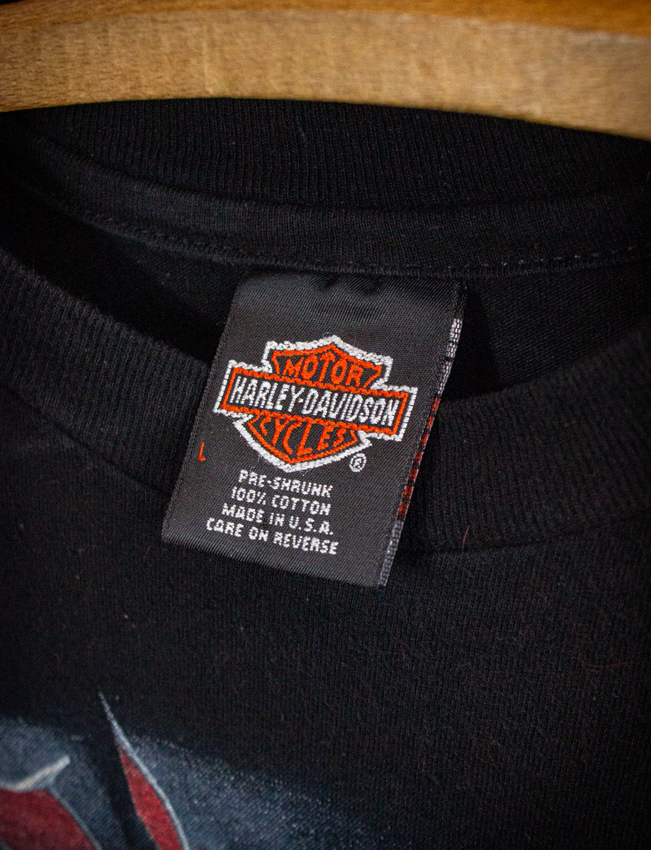 Vintage Harley Davidson Eagle Madison WI Graphic T Shirt 1994 Large